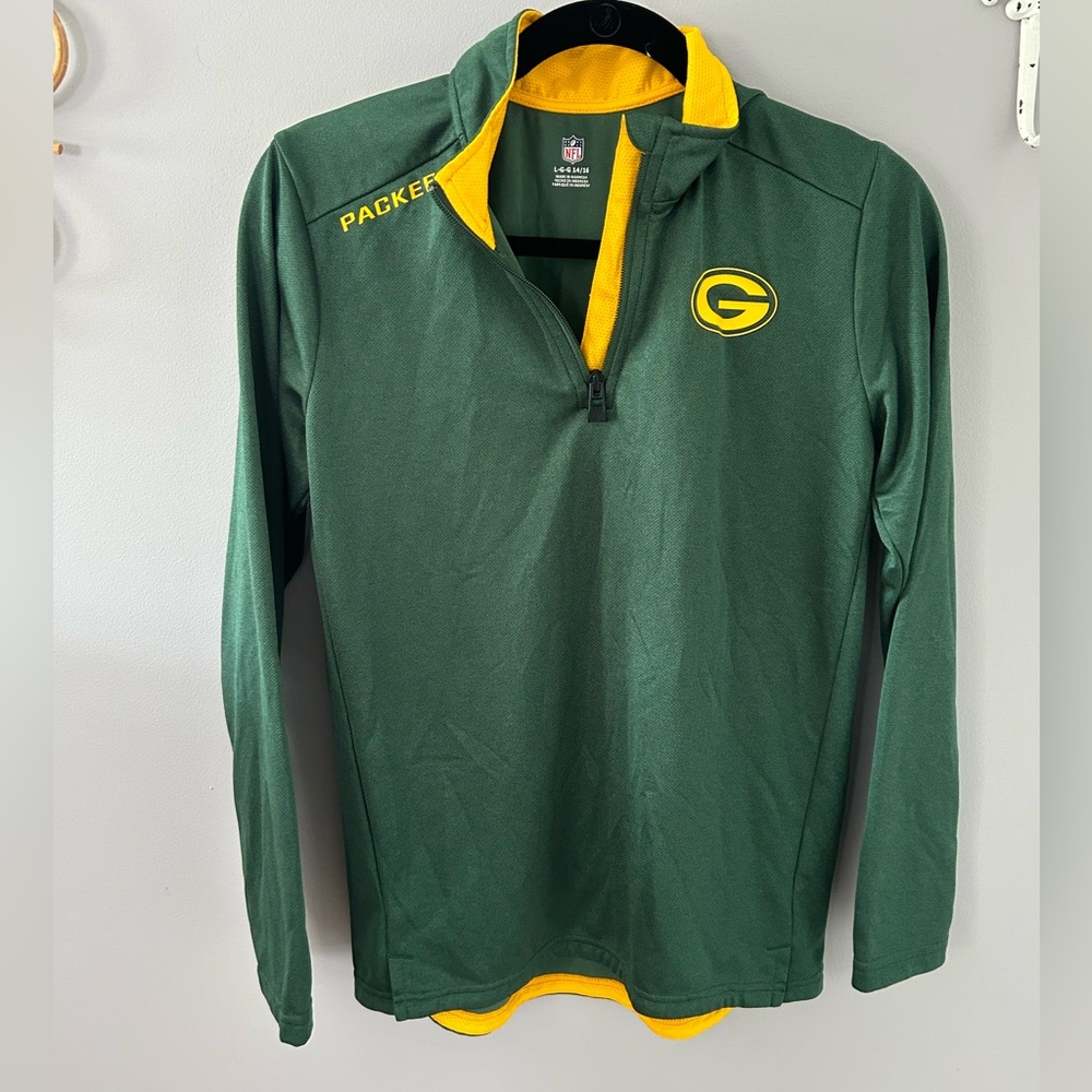 Kids NFL Green Bay Packers sweatshirt size Large